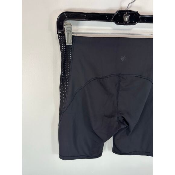 Athleta Hit It 9 Inch Bike Shorts Black Size Small Athletic Gym Casual - Picture 11 of 13